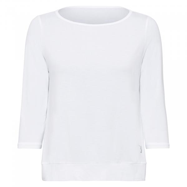 GOLFINO Relaxed Ladies Top with boat neck and 3/4 sleeves